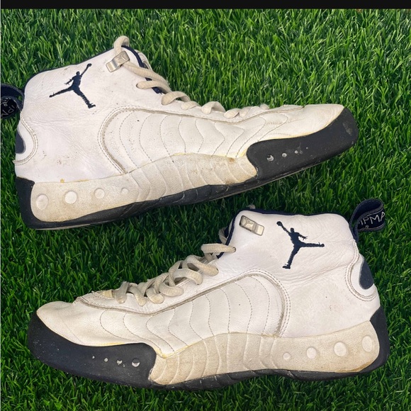 Jordan Pro Jumpman White Midnight Navy - Picture 2 of 12